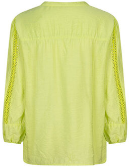 ESQUALO Blouse sp24-15015 lime Groen - 42