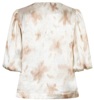 ESQUALO Blouse sp26-14015 print Veelkleurig - 40