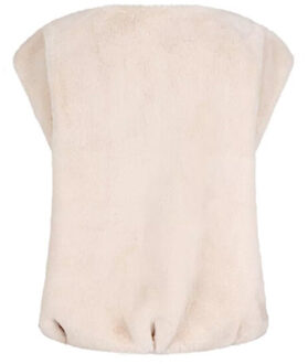 ESQUALO Bodywarmer f25-37500 natural - maat 44 Ecru