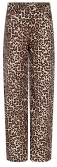 ESQUALO Broek leopard sp26-12001 print - maat 44 Veelkleurig