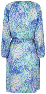 ESQUALO Jurk sp24-15010 print - maat 42 Veelkleurig