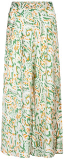ESQUALO rok Skirt Pastel Ethnic print Sp24.14021/999 print Esqualo , Multicolor , Dames - 2Xl,Xl,L,S,3Xl