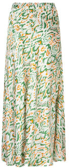 ESQUALO Rok sp24-14021 print - maat 36 Veelkleurig