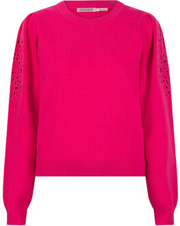ESQUALO Sweater f23-07519 fuchsia Roze - XL