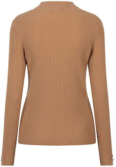 ESQUALO Sweater f24-07526 brandy - maat XXL Bruin