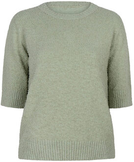 ESQUALO Sweater sp24-02001 pistache Groen - M