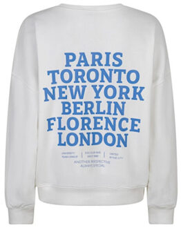 ESQUALO Sweater sp26-05019 offwhite/blue Veelkleurig