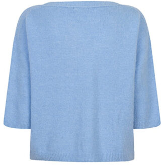ESQUALO Sweater sp26-07007 pacific blue Blauw - L