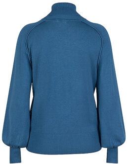 ESQUALO Sweater w23-07706 galaxy blue - maat L Blauw