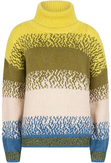 ESQUALO Sweater w23-07708 multi color Print / Multi - L