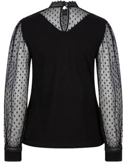 ESQUALO Top w23-30729 black Zwart - S