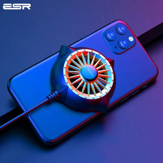 ESR Phone Cooler Cooling Fan Mobile Phone Radiator For iPhone Samsung Huawei Portable Phone Cooler For IOS Android Game Cooler