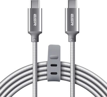 Esr USB-C Om USB-C Usb 2.0 Kabel Data Sync Snel Opladen 2M Type-C Om Type-C kabel Voor Macbook, voor SamsungS8, Voor Lg G6 V20 G5