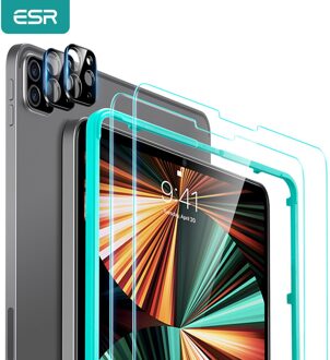 Esr Voor Ipad Pro 12 9 Glas + Camera Screen Protector Bundel Voor Ipad Pro 11 Len films Bescherming Gehard Glas iPad Pro 11 2021