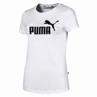 ESS Logo Tee Shirt Dames - Puma White