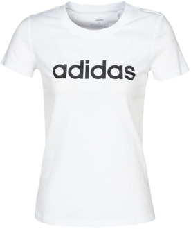 Ess. Slim Logo Shirt Dames - Vrouwen - wit - maat: XS