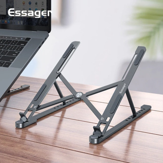 Essager Portable Laptop Holder Foldable Laptop Stand Aluminium Table Desk Laptop Riser Support for MacBook Notebook PC Computer