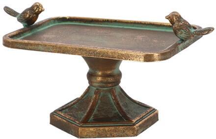 Esschert Design Aged Metal vogelbad M bruin