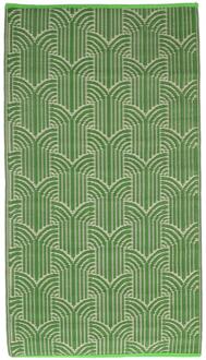 Esschert Design Balkontapijt Art deco S groen