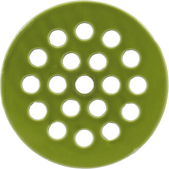 Esschert Design Bloemenschikker voor in vaas - bloemverdeler - Dia 10 cm - groen - vaas raster - dolomiet