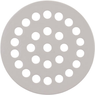 Esschert Design Bloemenschikker voor in vaas - bloemverdeler - Dia 12,5 cm - wit - vaas raster - dolomiet