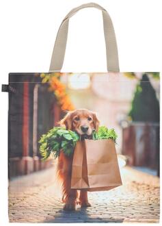 Esschert Design Boodschappentas hond multi