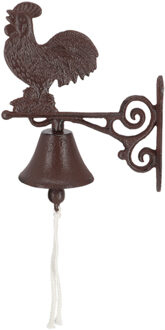 Esschert Design Deurbel haan - gietijzer - L25 cm - vintage - klassieke deurbel