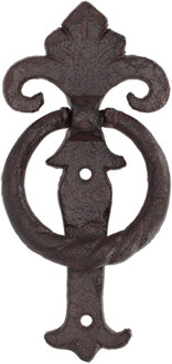 Esschert Design Deurklopper klassiek - gietijzer - L16 cm - vintage - deurbel