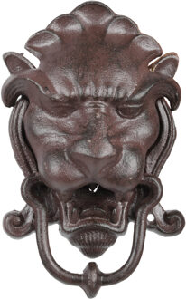 Esschert Design Deurklopper leeuw - gietijzer - L22 cm - vintage - deurbel