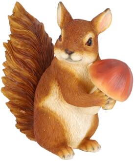 Esschert Design Esschert Eekhoorn met eekhoorntjesbrood bruin