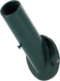 Esschert Design Esschert - Vlaggenstokhouder van gietijzer - groen - L 9,8 x D 12,8 x H 18