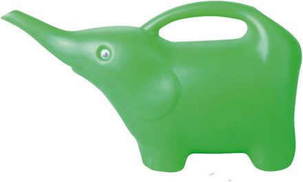 Esschert Design Gieter - Olifant - groen - 1,6 liter - kunststof - kindergieters