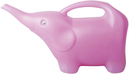 Esschert Design Gieter - Olifant - roze - 1,6 liter - kunststof - kindergieters