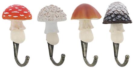 Esschert Design Haak paddenstoel H11,5cm verschillende