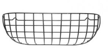 Esschert Design Hanging basket hooirek muurmodel zwart metaal - L