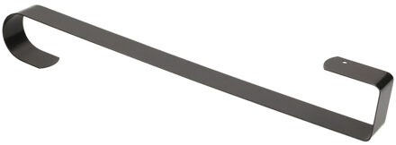 Esschert Design Kerstkrans deurhaak - 38 cm - metaal - haak - Deurkrans hanger - kerstkrans ophangen Zwart