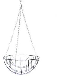 Esschert Design Metalen hanging basket 30cm Zwart