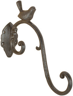 Esschert Design Muurhaak - plantenhaak voor plantenpotten - gietijzer - 27 x 24 cm