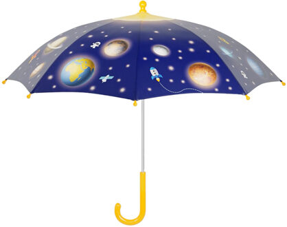 Esschert Design Paraplu voor kinderen - ruimte/planeten thema - Dia 70 cm - automatisch