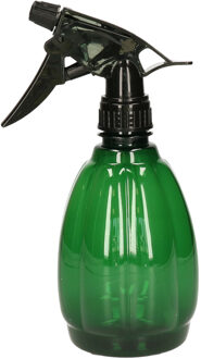 Esschert Design plantenspuit/vernevelaar - PET - smaragdgroen/zwart - ronde vorm - 21 cm