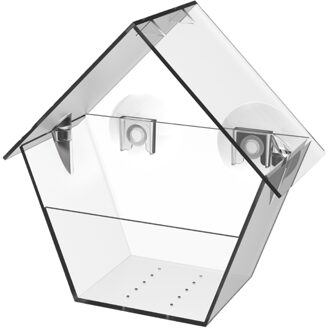 Esschert Design Raamvoederhuis transparant