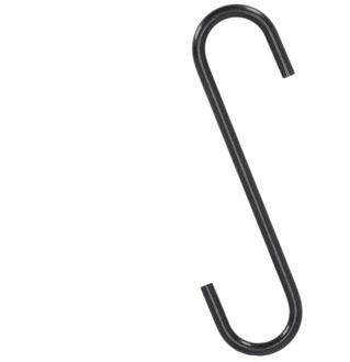 Esschert Design S haak 15cm zilver