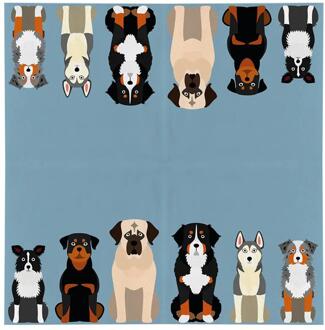 Esschert Design servetten honden 33x33cm blauw
