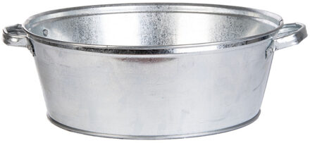 Esschert Design Teil - zink - zilverkleurig - 9 l - 36 x 14 cm - Koelemmers - Bloembakken