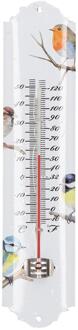 Esschert Design thermometer Tuinvogel - voor binnen en buiten - 30 x 7 cm - Celsius/fahrenheit