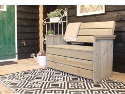 Esschert Design Tuin Vloerkleed Grafisch Zwart