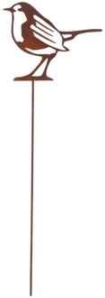 Esschert Design Tuinsteker roodborst bruin