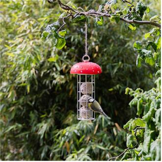 Esschert Design Vetbolhouder vliegenzw. rood