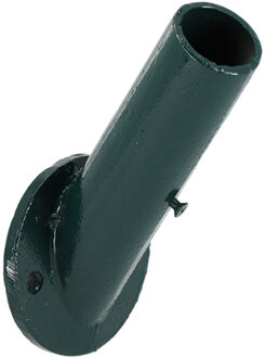 Esschert Design Vlaggenstokhouder - groen - 18 cm - gietijzer - vlagstokhouder - vlag ophangen