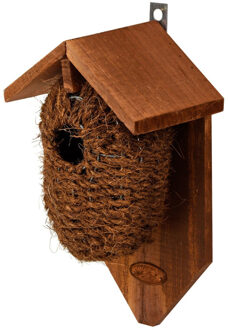 Esschert Design Vogelhuisje - kokos - nestbuidel - 26 cm - nestkastje - nestbuidel